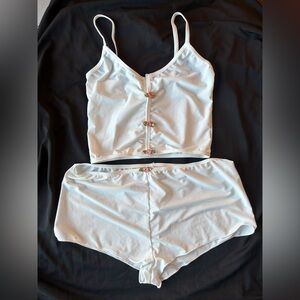 White Women's Intimate Set